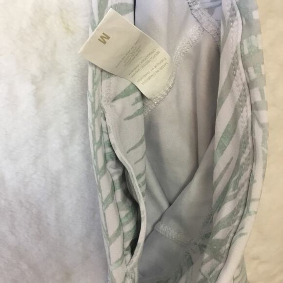 Jockey Mint Fern Leaf Plant Pattern Leggings - Picture 7 of 10